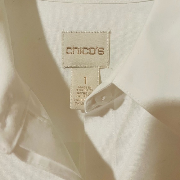Chicos white no iron blouse - Picture 4 of 4